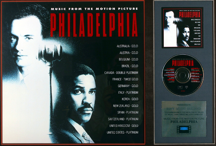 Philadelphia, Original Motion Picture Soundtrack at Whyte's Auctions