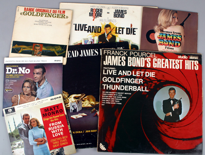 James Bond, Soundtracks. at Whyte's Auctions