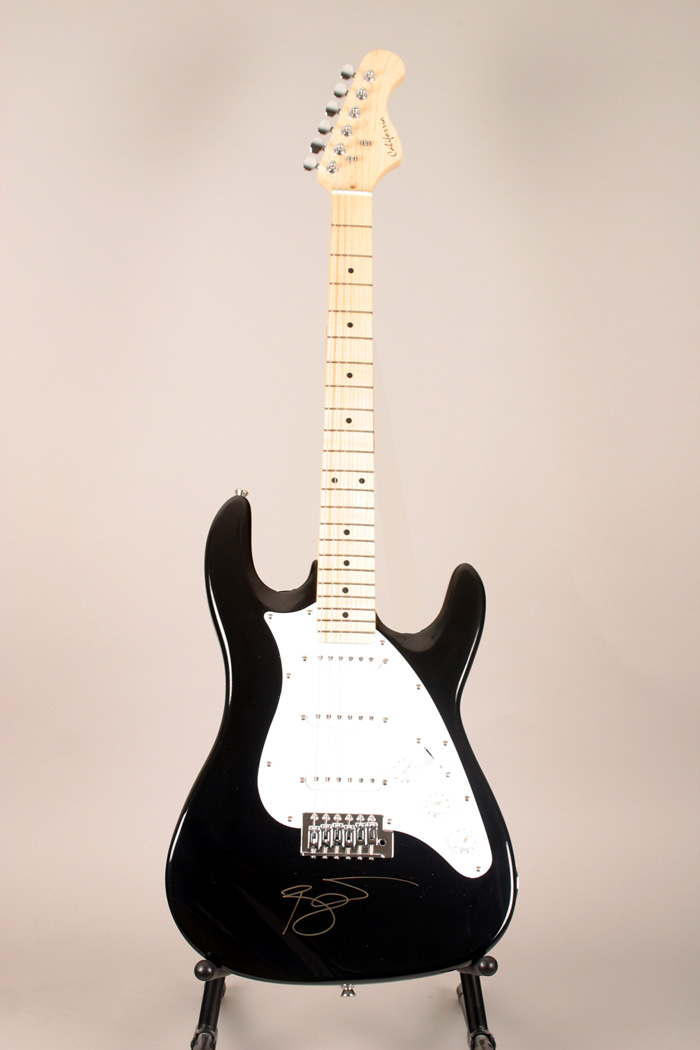 David Bowie, signed guitar. at Whyte's Auctions