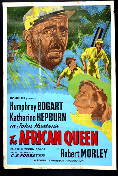 The African Queen (Romulus Re-release 1950s) British One Sheet at Whyte's Auctions