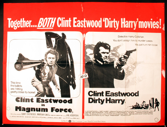 Magnum Force and Dirty Harry double bill at Whyte's Auctions