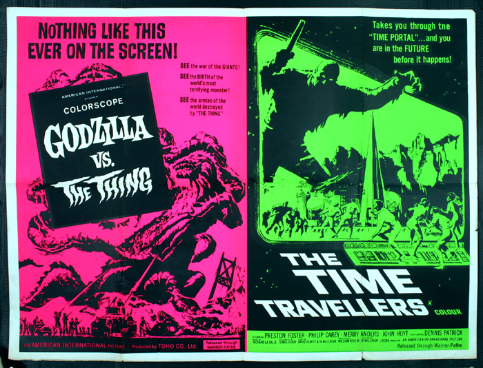 Godzilla vs. The Thing and The Time Travellers, double bill at Whyte's Auctions