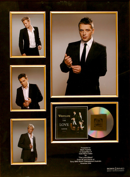 Westlife, 'The Love Album' at Whyte's Auctions
