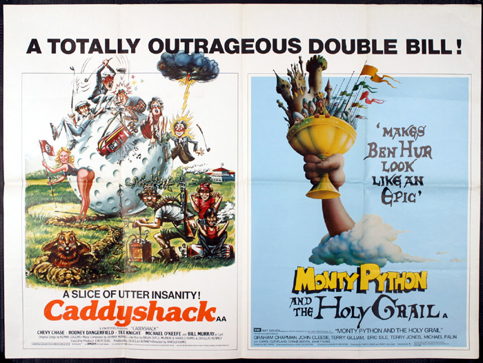 Caddyshack & Monty Python and the Holy Grail (Double-bill) at Whyte's Auctions