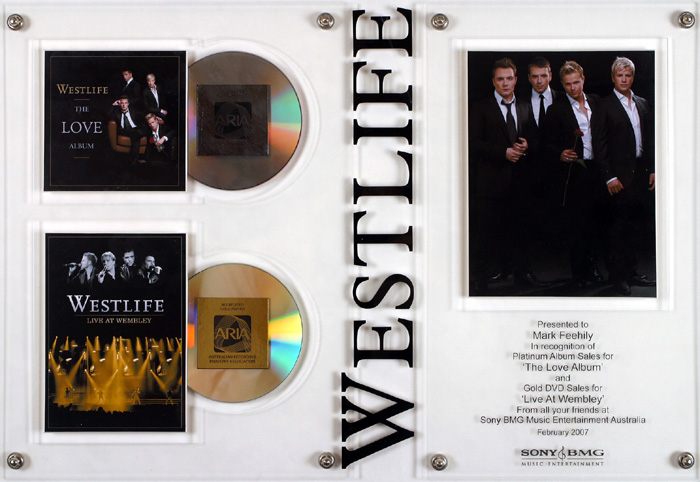 Westlife, 'The Love Album' and 'Live at Wembley' at Whyte's Auctions