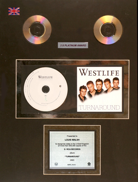 Westlife, 'Turnaround' at Whyte's Auctions