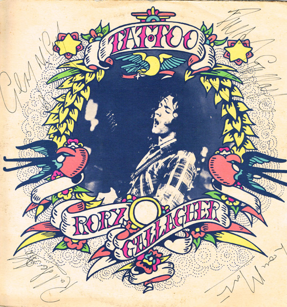 Rory Gallagher, Tattoo, Signed at Whyte's Auctions