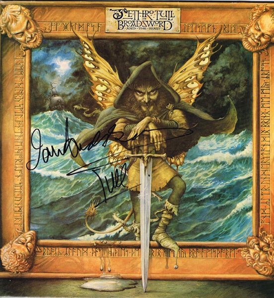 Jethro Tull, The Broadsword and the Beast, signed by Ian Anderson at Whyte's Auctions