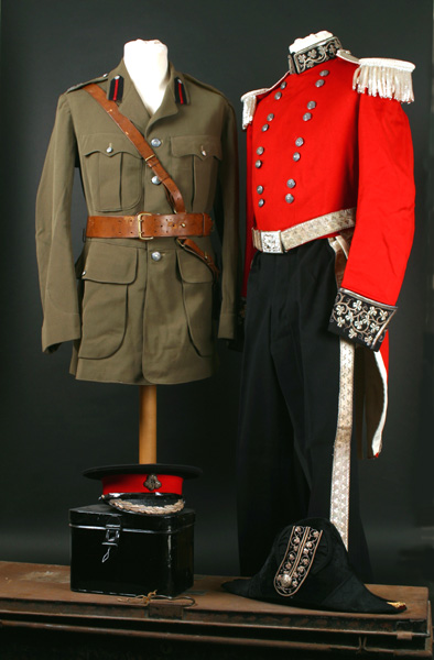 Waterford City Deputy Lord Lieutenant's dress and service uniforms of Claude Anson at Whyte's Auctions