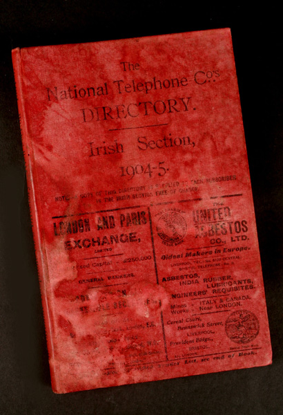 1904 - 5. The National Telephone Company's Directory. Irish Section. at Whyte's Auctions