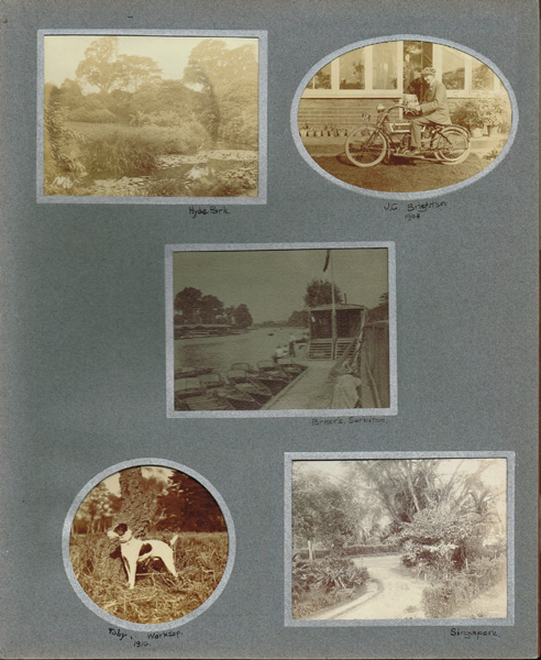 1910. Grant, J. E.. Photograph Album. at Whyte's Auctions