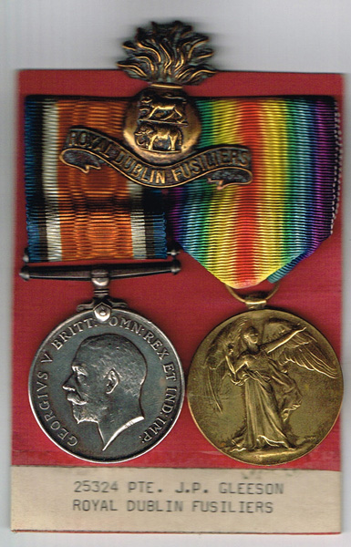 1914-18 World War I medals, Royal Dublin Fusiliers at Whyte's Auctions