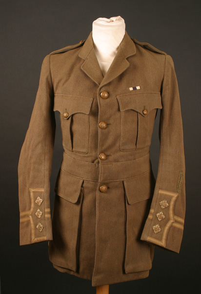 A WWI Royal Army Medical Corps captain's cuff-rank tunic. at Whyte's Auctions