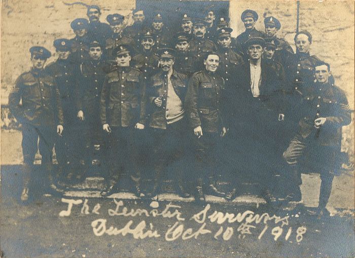 1918 and 1922, R.M.S. Leinster survivors photograph at Whyte's Auctions
