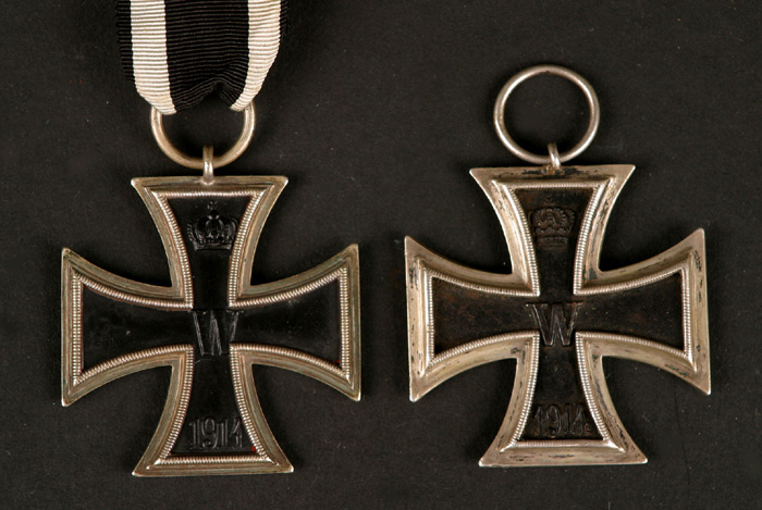 1914 Iron Cross 2nd Class - two examples at Whyte's Auctions
