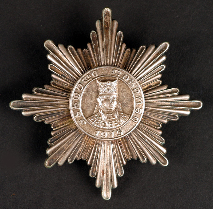 1915. Georgia - Order of Queen Tamara badge. at Whyte's Auctions