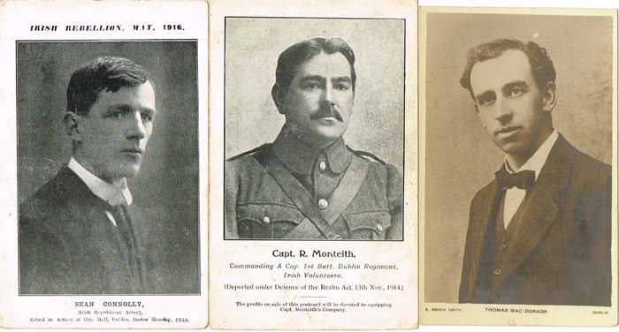 1916 Postcards of Leaders of the Rising at Whyte's Auctions