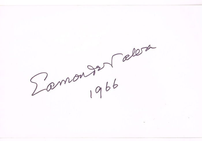 1916 - 1966 Bolands Bakery Anniversary Commemoration Souvenier Brochure, signed by Eamon de Valera. at Whyte's Auctions