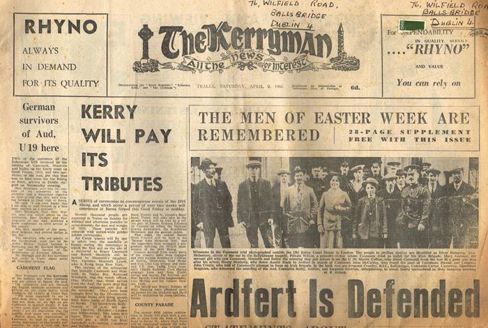 1916 Rising 50th Anniversary newspaper supplements. at Whyte's Auctions
