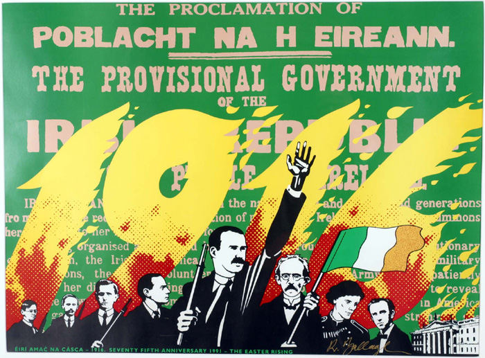1916 Rising 75th Anniversary, The Provisional Government by Robert Ballagh at Whyte's Auctions