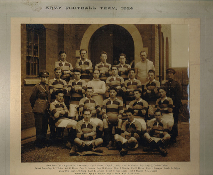 1924. Irish Free State Army Football Team. at Whyte's Auctions