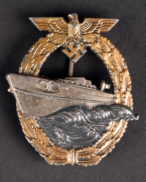 Kriegsmarine E-Boat Badge at Whyte's Auctions
