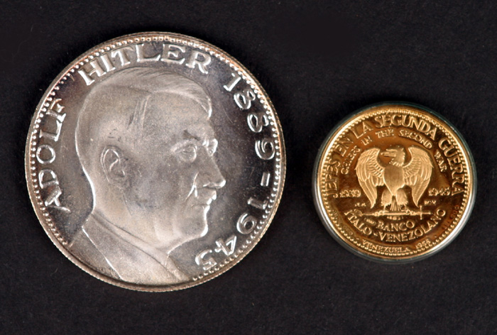 Adolf Hitler commemorative medals. at Whyte's Auctions