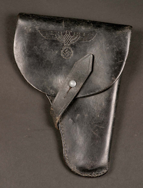 1939-45 German black leather holster and a range of other items. at Whyte's Auctions