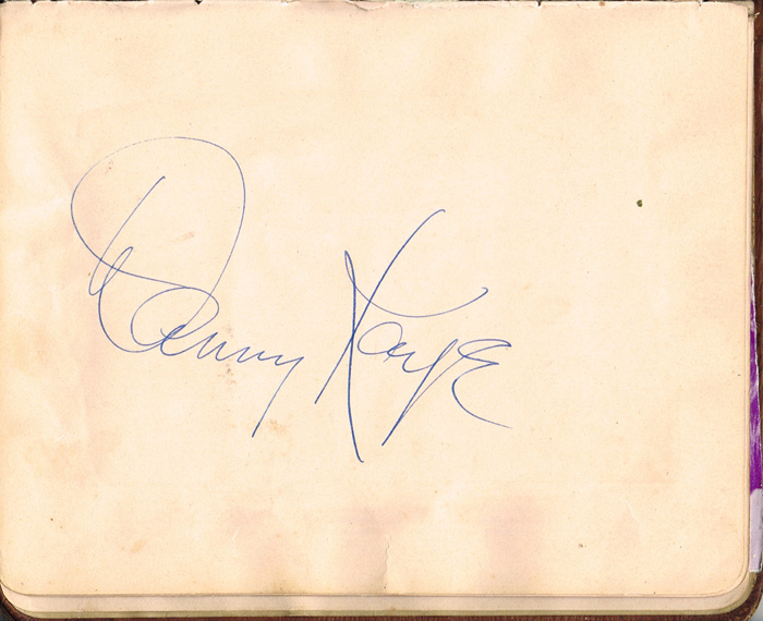 1940s and 1950s autograph album at Whyte's Auctions