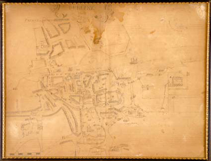 Map of Dublin after John Speed. at Whyte's Auctions