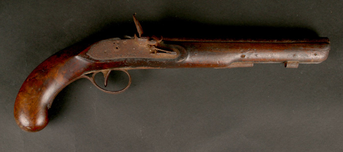 An early 19th century flintlock pistol at Whyte's Auctions