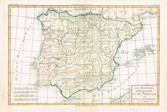 1806-1846. Spain & Portugal: A Collection of Hand Coloured Maps at Whyte's Auctions
