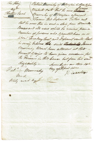 1800 and 1812 Documents from Lord Kilwarden and Lord Norbury, signed by both men. at Whyte's Auctions