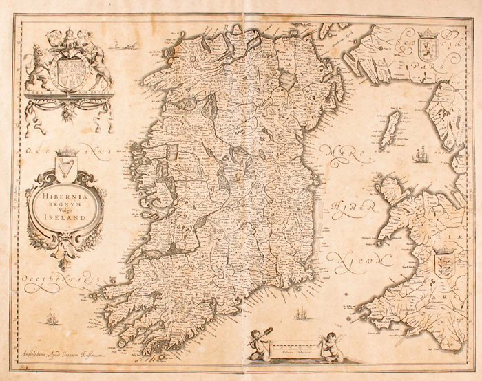 1659 Map, Jans Janszoon, Ireland at Whyte's Auctions