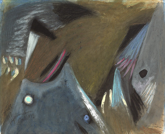 NIGHT CROWSCAPE by Tony O'Malley HRHA (1913-2003) at Whyte's Auctions