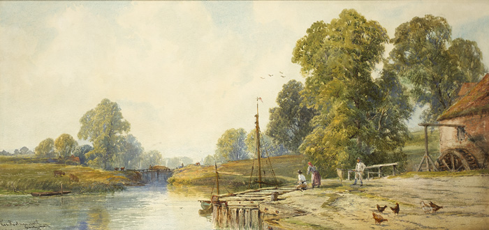 NEAR RICKMANSWORTH, GRAND JUNCTION by John Faulkner RHA (1835-1894) at Whyte's Auctions