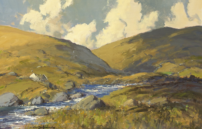MUCKISH RIVER, COUNTY DONEGAL by George K. Gillespie RUA (1924-1995) at Whyte's Auctions