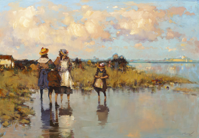 PADDLING by Ken Moroney (b.1949) at Whyte's Auctions