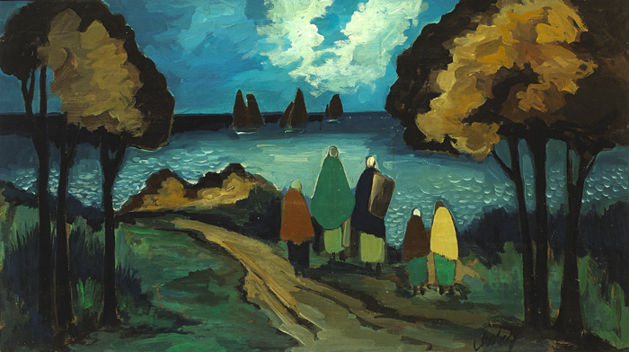 EVENING BY THE SEA by Markey Robinson (1918-1999) at Whyte's Auctions