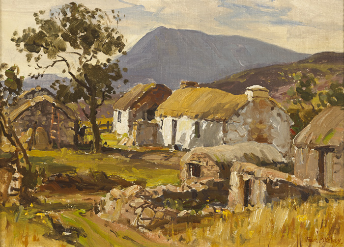 FARMSTEAD, WEST OF IRELAND by Frank McKelvey RHA RUA (1895-1974) RHA RUA (1895-1974) at Whyte's Auctions