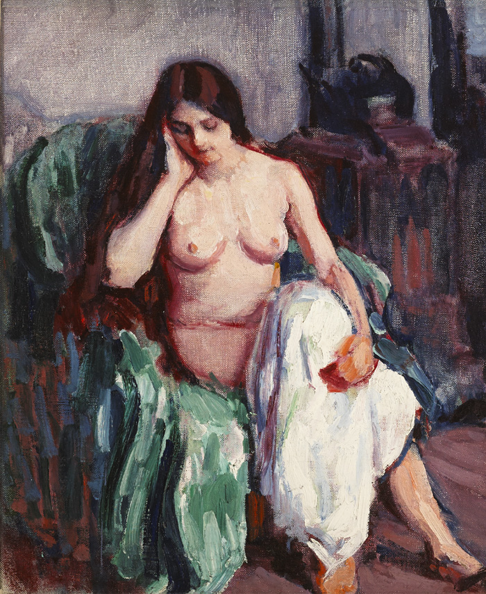 NUDE IN THE STUDIO by Roderic O'Conor (1860-1940) at Whyte's Auctions