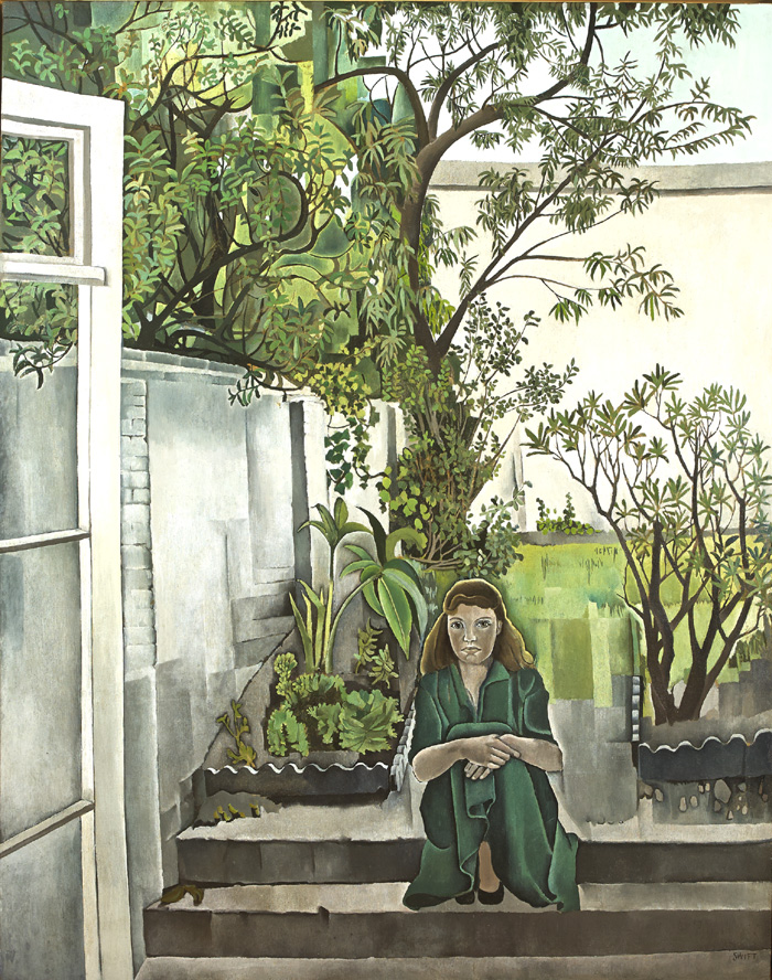 GIRL IN A GARDEN, c.1953 by Patrick Swift (1927-1983) at Whyte's Auctions