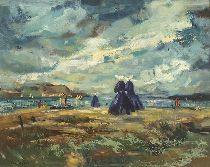 AT THE WATER'S EDGE by George Campbell RHA (1917-1979) RHA (1917-1979) at Whyte's Auctions