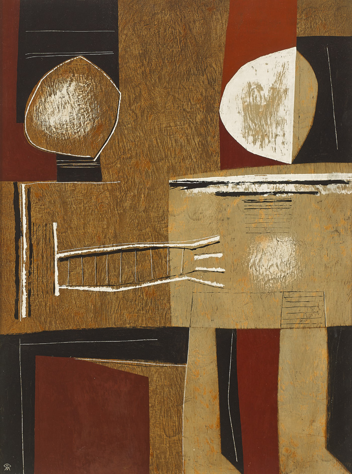 DUET, 1961 by Colin Middleton sold for �10,500 at Whyte's Auctions