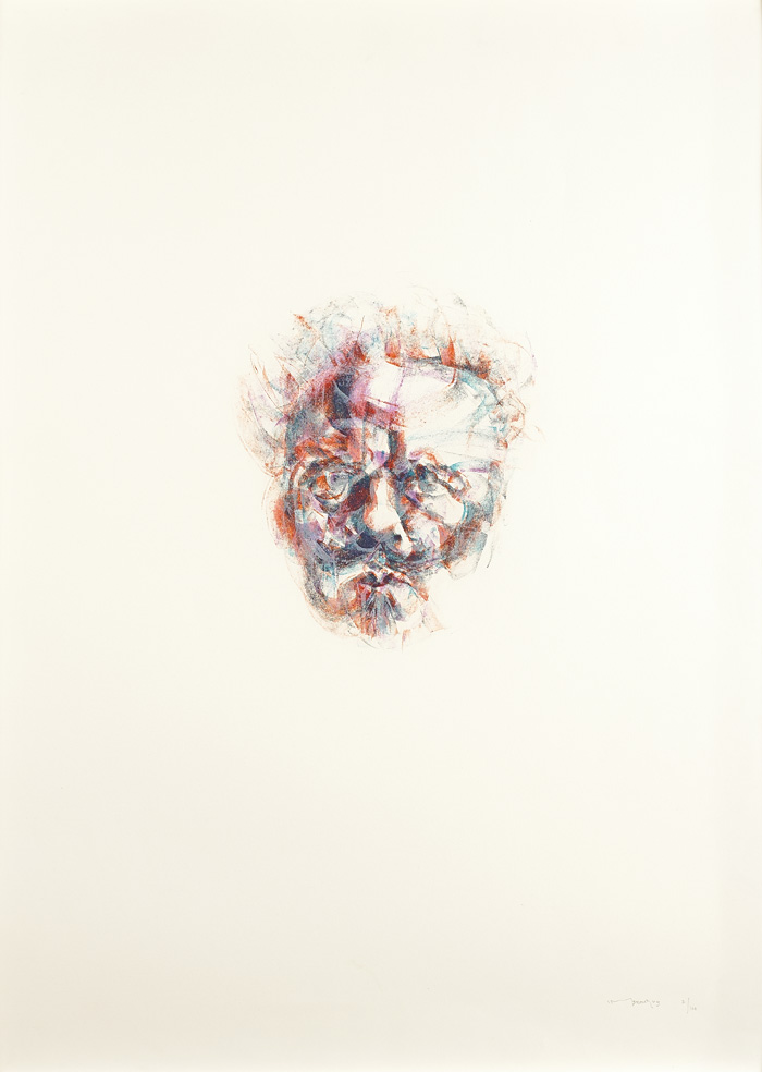 JOHAN AUGUST STRINDBERG by Louis le Brocquy HRHA (1916-2012) HRHA (1916-2012) at Whyte's Auctions
