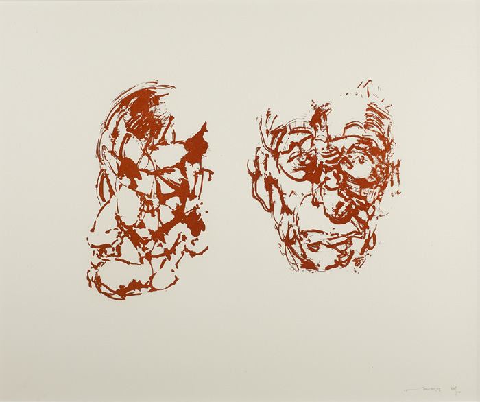 JAMES JOYCE AND SAMUEL BECKETT by Louis le Brocquy HRHA (1916-2012) at Whyte's Auctions