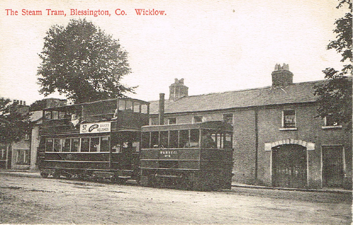 Co. Wicklow postcards including Steam Tram at Blessington (12) at Whyte's Auctions