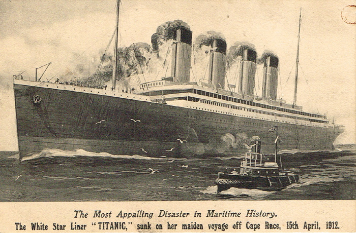 Ships including Titanic postcards. (18) at Whyte's Auctions