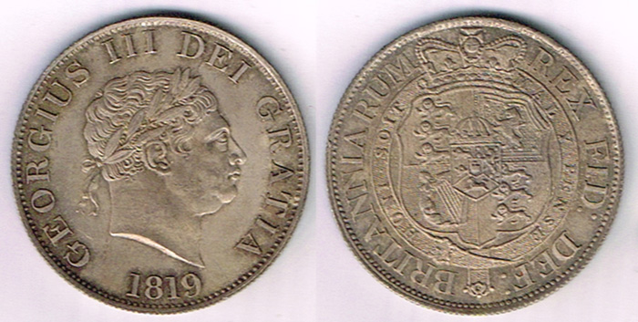 George III and Victoria. Halfcrowns, 1819 and 1844. at Whyte's Auctions