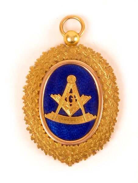 Freemasons. Irish Worshipful Master's jewel. at Whyte's Auctions